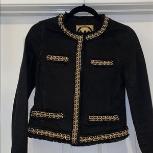 Michael Kors black women’s statement denim jacket